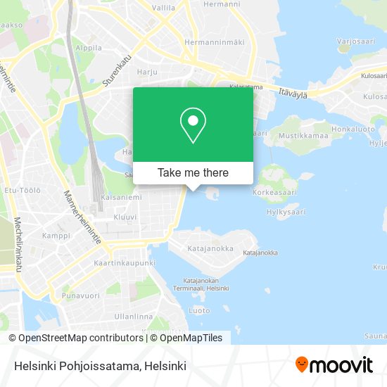 Helsinki Pohjoissatama map