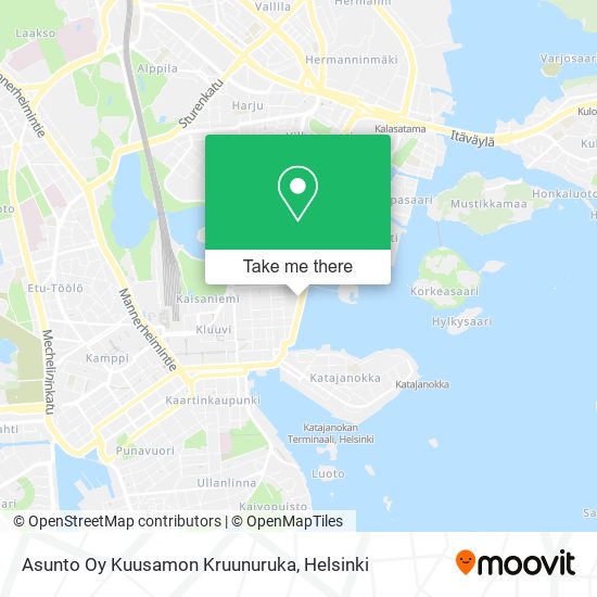 Asunto Oy Kuusamon Kruunuruka map