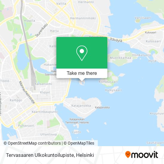 Tervasaaren Ulkokuntoilupiste map