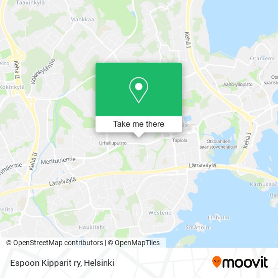 Espoon Kipparit ry map