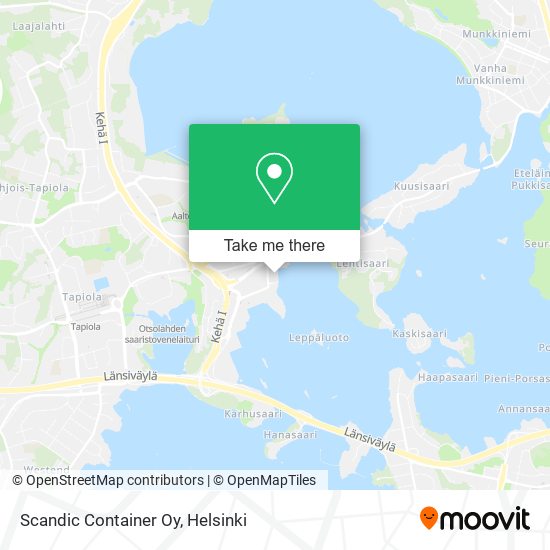 Scandic Container Oy map