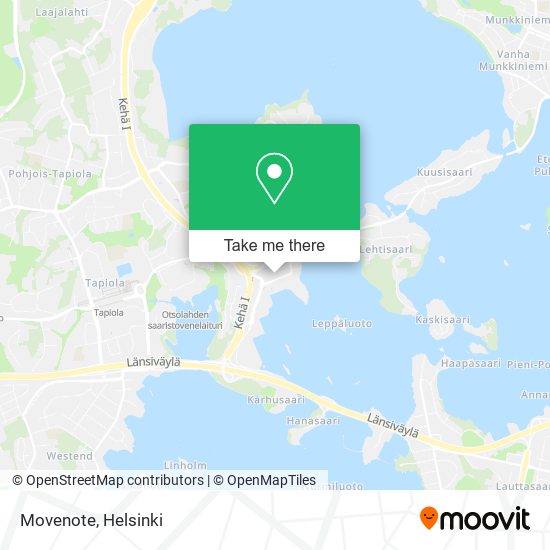 Movenote map