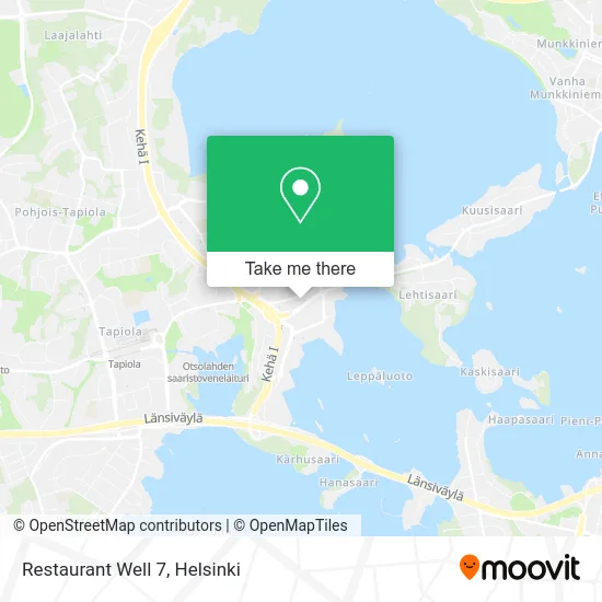 Restaurant Well 7 map