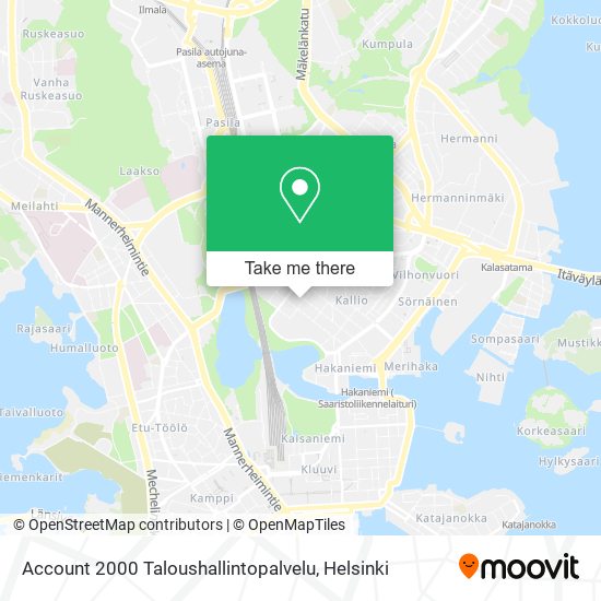 Account 2000 Taloushallintopalvelu map