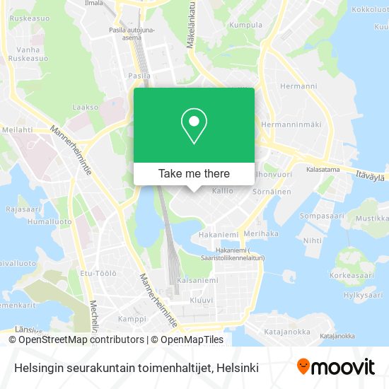 Helsingin seurakuntain toimenhaltijet map