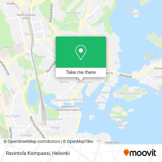 Ravintola Kompassi map