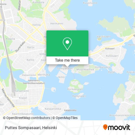 Puttes Sompasaari map