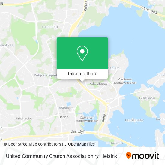 United Community Church Association ry map