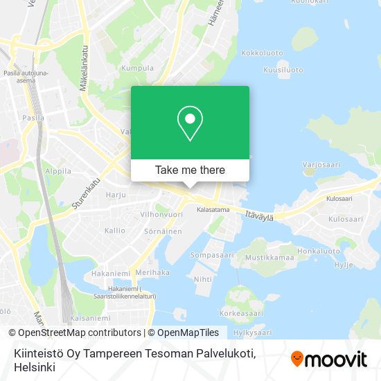 Kiinteistö Oy Tampereen Tesoman Palvelukoti map