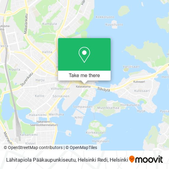 How to get to Lähitapiola Pääkaupunkiseutu, Helsinki Redi by Bus, Metro or  Train?