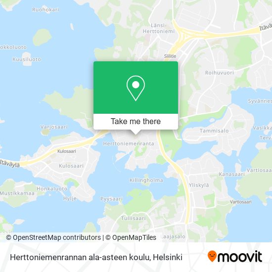 Herttoniemenrannan ala-asteen koulu map