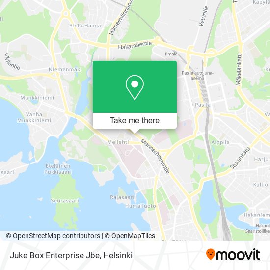 Juke Box Enterprise Jbe map