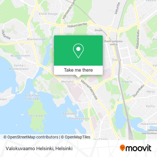 Valokuvaamo Helsinki map