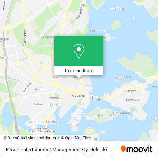 Result Entertainment Management Oy map