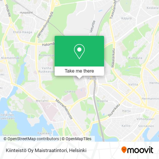 Kiinteistö Oy Maistraatintori map