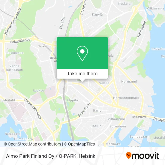 Aimo Park Finland Oy / Q-PARK map