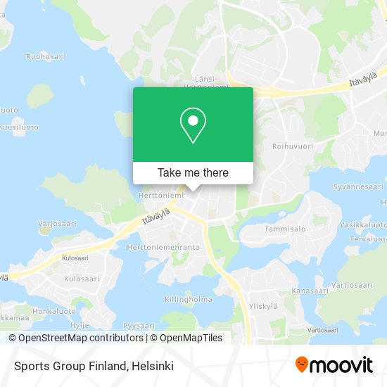 Sports Group Finland map