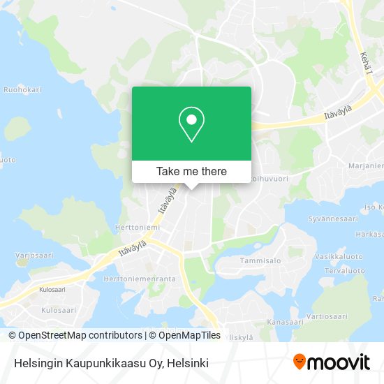 Helsingin Kaupunkikaasu Oy map