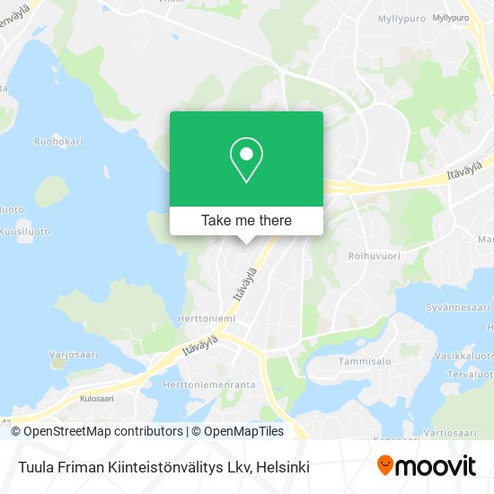 Tuula Friman Kiinteistönvälitys Lkv map