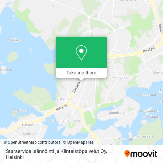 Starservice Isännöinti ja Kiinteistöpalvelut Oy map