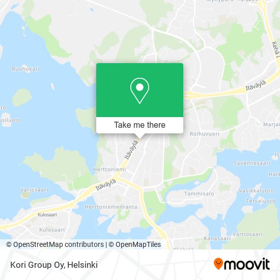 Kori Group Oy map