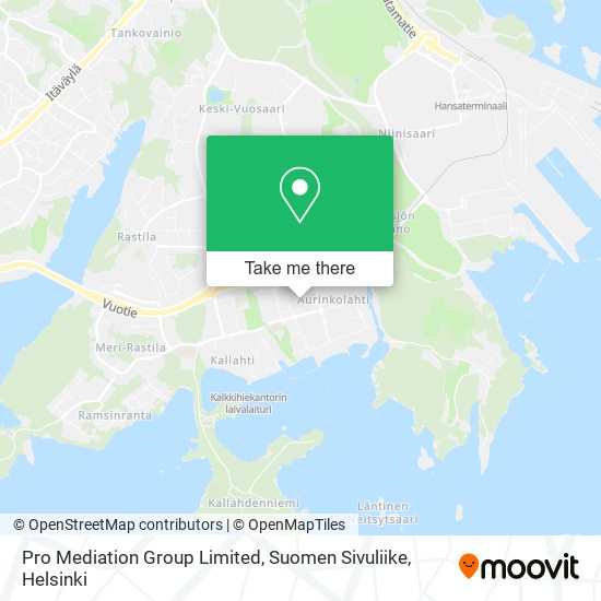 Pro Mediation Group Limited, Suomen Sivuliike map