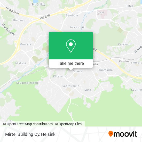 Mirtel Building Oy map