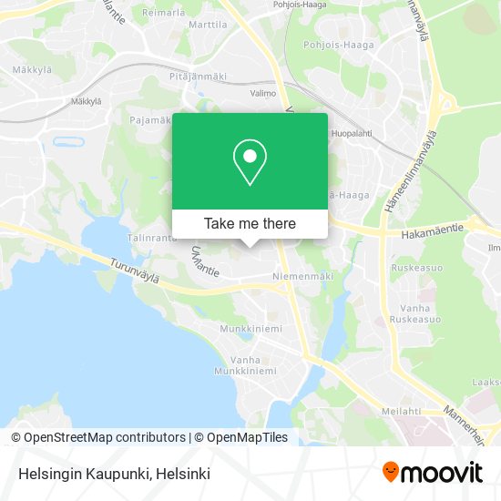 Helsingin Kaupunki map