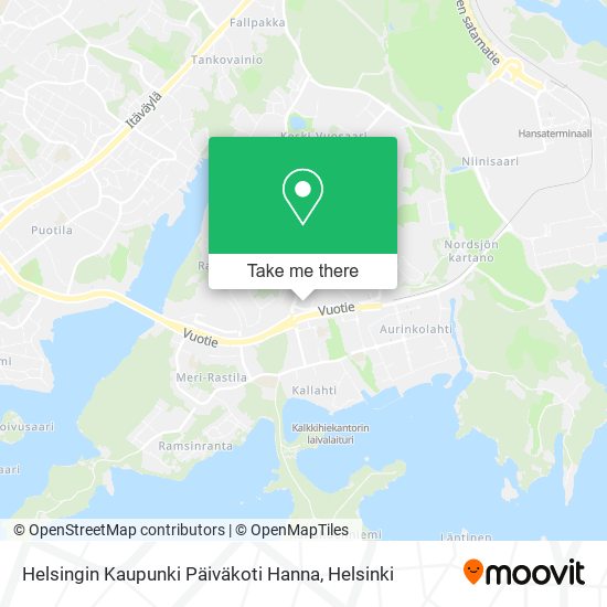 Helsingin Kaupunki Päiväkoti Hanna map