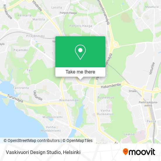 Vaskivuori Design Studio map