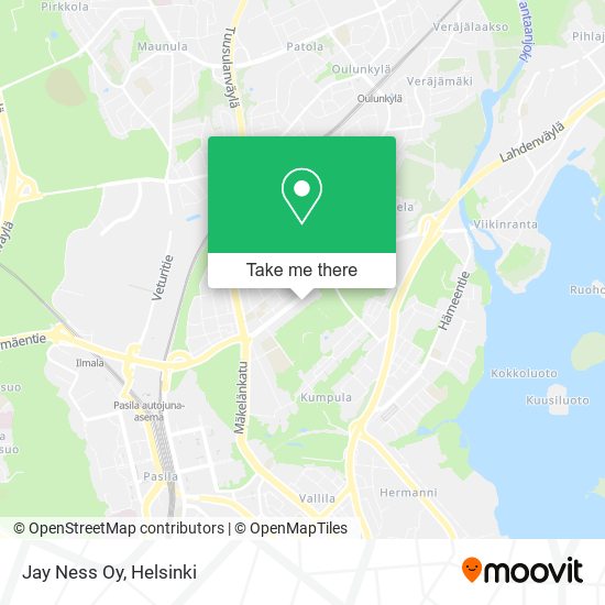 Jay Ness Oy map