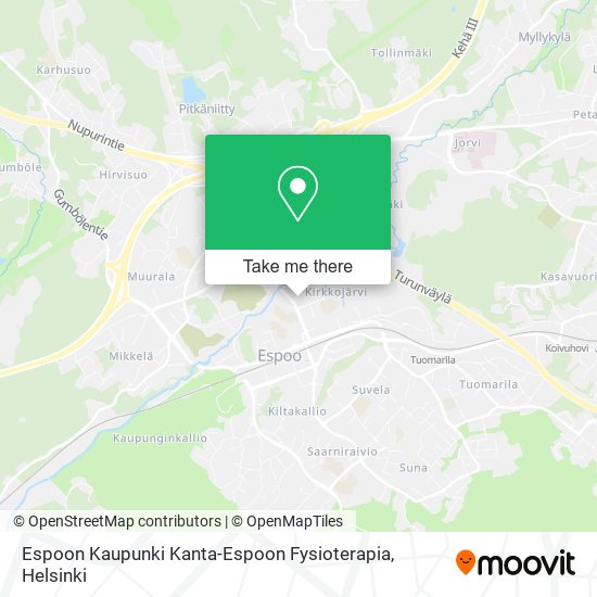 Espoon Kaupunki Kanta-Espoon Fysioterapia map