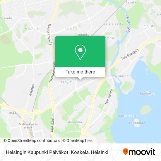 Helsingin Kaupunki Päiväkoti Koskela map