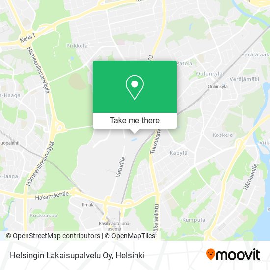 Helsingin Lakaisupalvelu Oy map