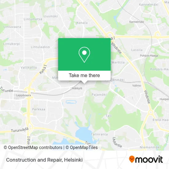 Construction and Repair map