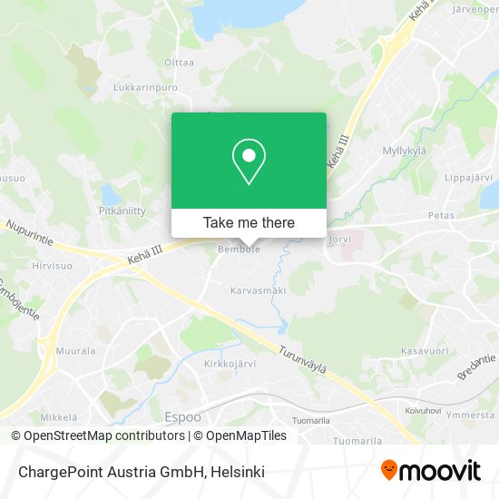 ChargePoint Austria GmbH map