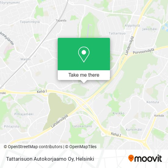 Tattarisuon Autokorjaamo Oy map