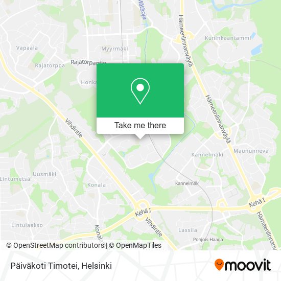 Päiväkoti Timotei map