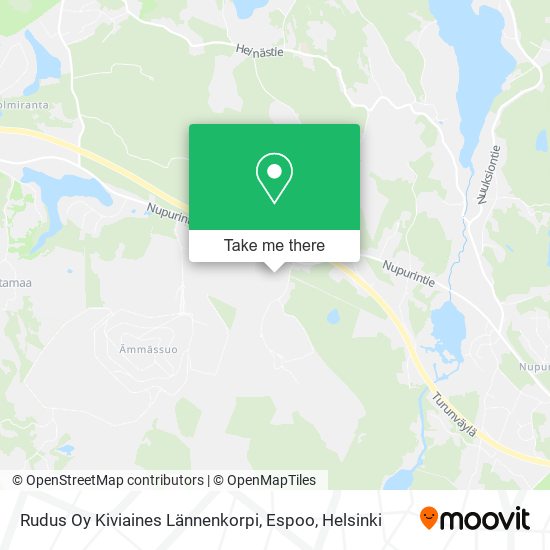 Rudus Oy Kiviaines Lännenkorpi, Espoo map