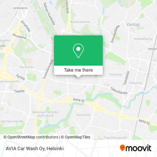 AVIA Car Wash Oy map