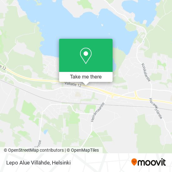 Lepo Alue Villähde map