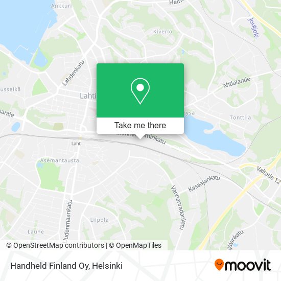 Handheld Finland Oy map