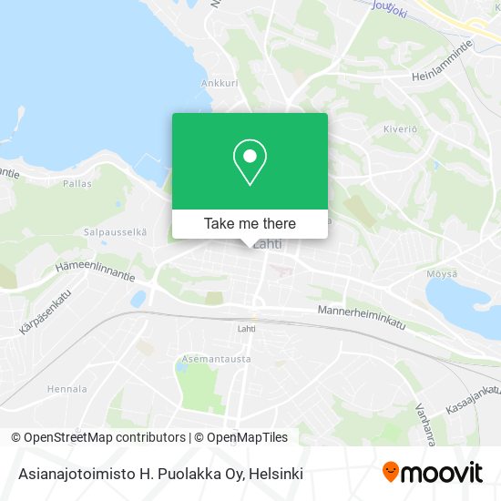 Asianajotoimisto H. Puolakka Oy map