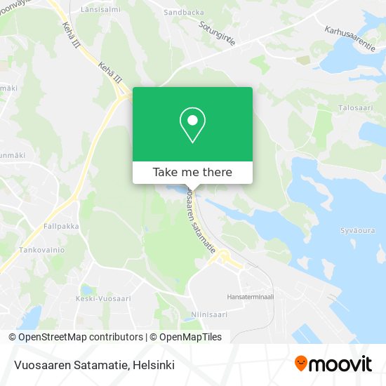 Vuosaaren Satamatie map