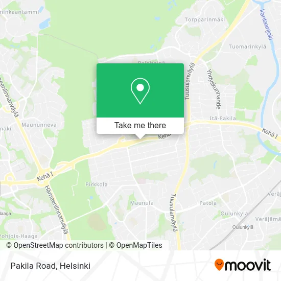 Pakila Road map