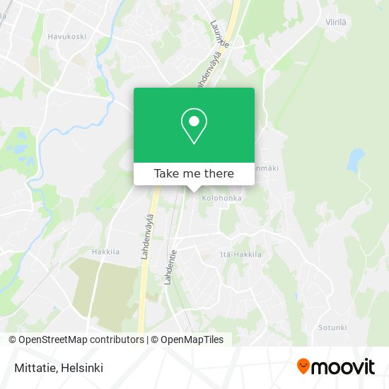 Mittatie map