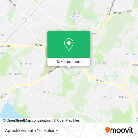 Apteekkarinkatu 10 map
