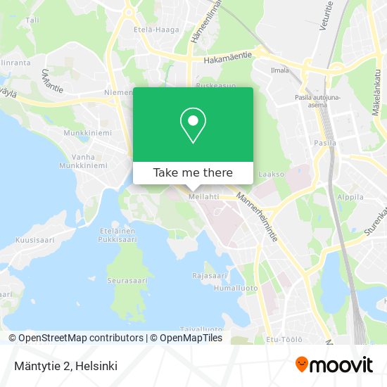 Mäntytie 2 map