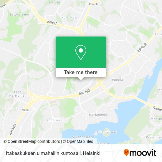 Itäkeskuksen uimahallin kuntosali map