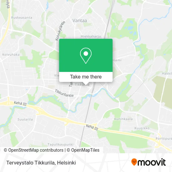 Terveystalo Tikkurila map
